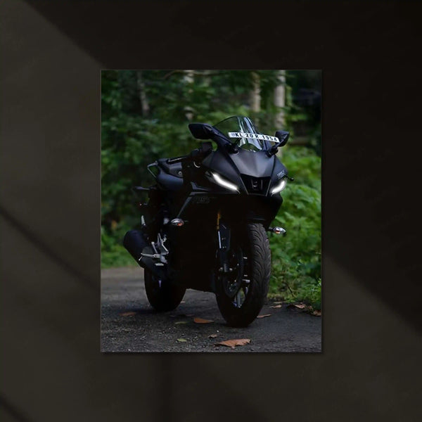 LED | ποΈ Yamaha R15 Neon LED Metal Poster | Sportbike Wall Art for Bikers - TURTLEWINGS