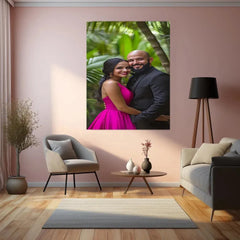 Custom Metal Poster / Frame Portrait – Personalized Wall Art - TURTLEWINGS