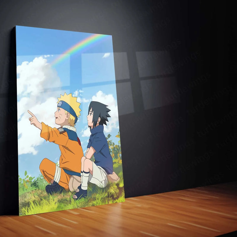 Anime Metal Poster | Young Naruto Metal Poster – Iconic Anime Wall Art - TURTLEWINGS