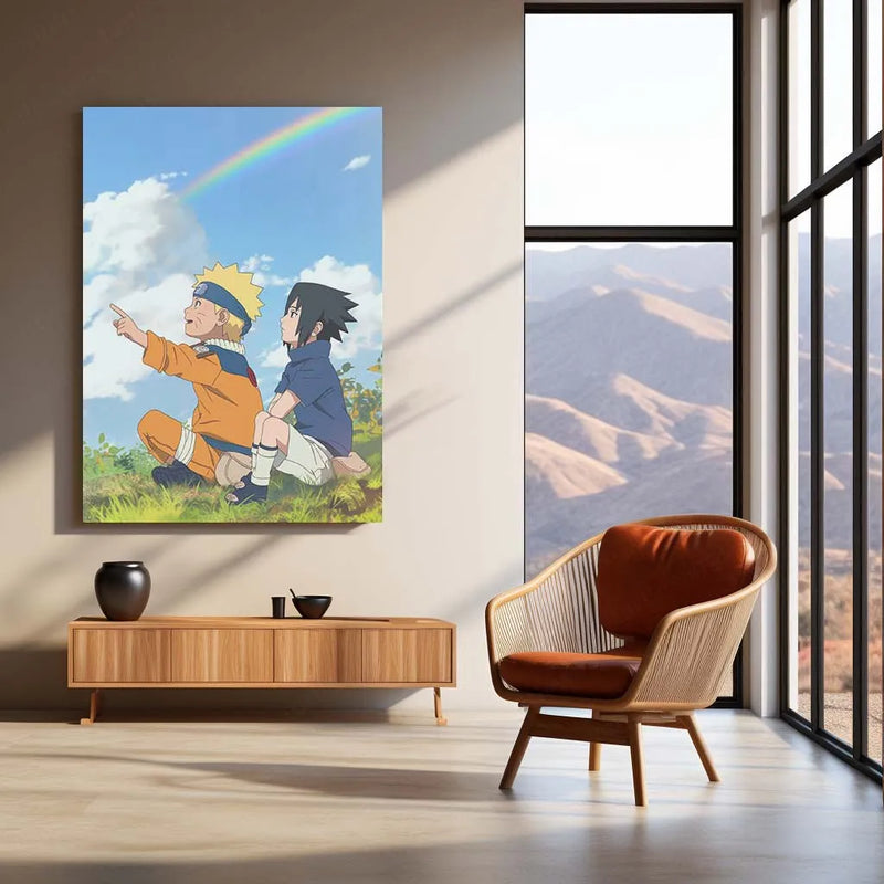 Anime Metal Poster | Young Naruto Metal Poster – Iconic Anime Wall Art - TURTLEWINGS
