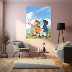 Anime Metal Poster | Young Naruto Metal Poster – Iconic Anime Wall Art - TURTLEWINGS