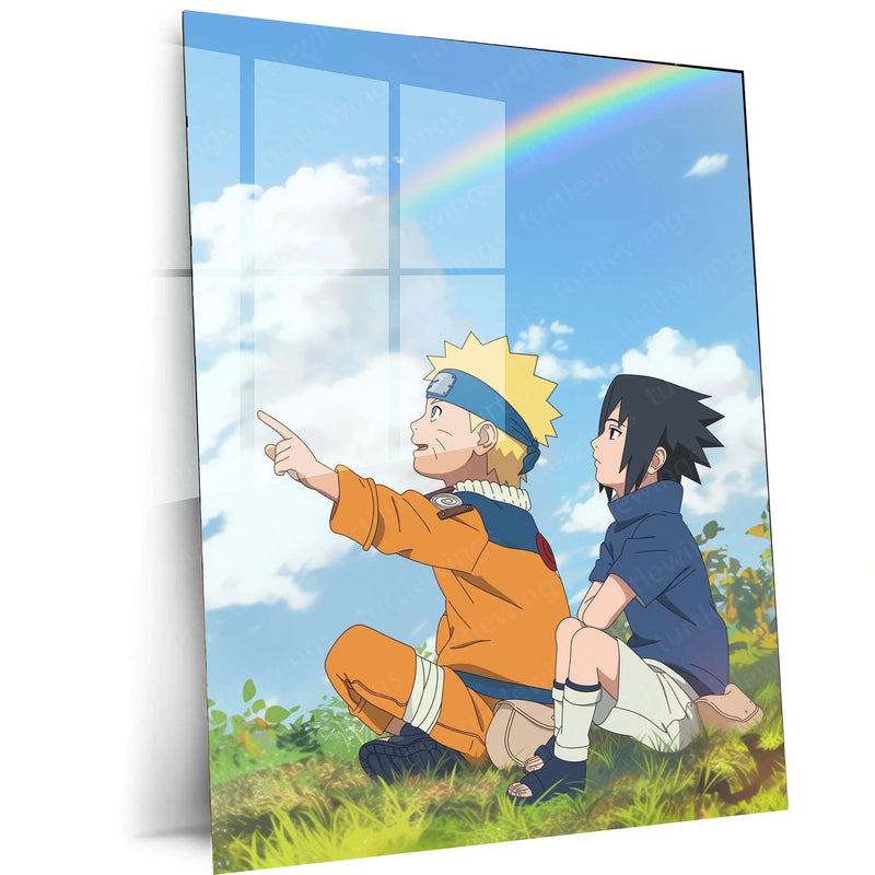 Anime Metal Poster | Young Naruto Metal Poster – Iconic Anime Wall Art - TURTLEWINGS