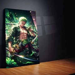 Zoro Metal Poster – One Piece | Fearless Swordsman Wall Art 2 - TURTLEWINGS
