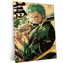 Roronoa Zoro One Piece Metal Poster 2 - TURTLEWINGS