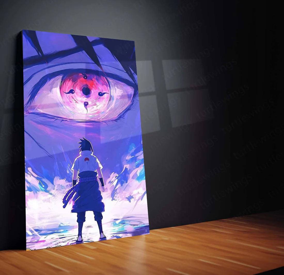 Sasuke Uchiha: The Lone Wolf Metal Poster - TURTLEWINGS 