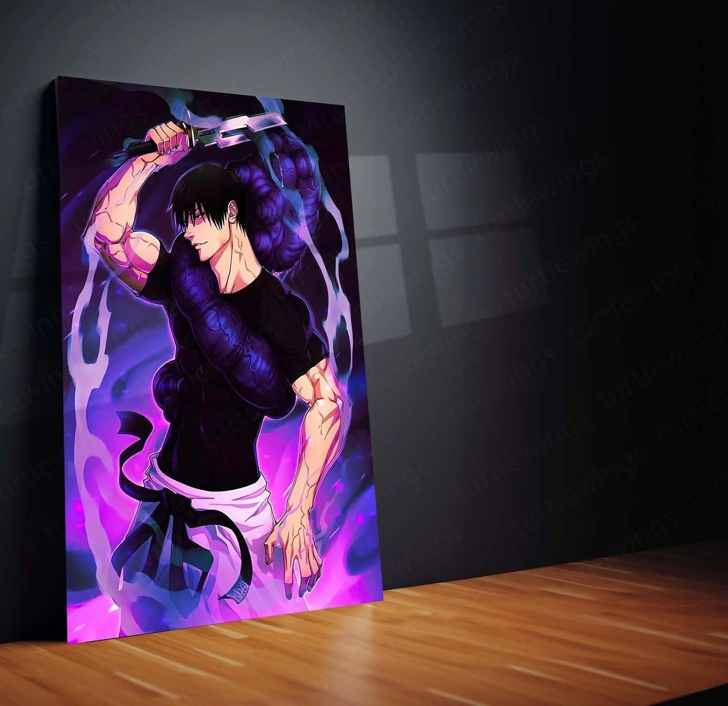 Toji Fushiguro: The Sorcerer Killer Metal Poster - TURTLEWINGS 
