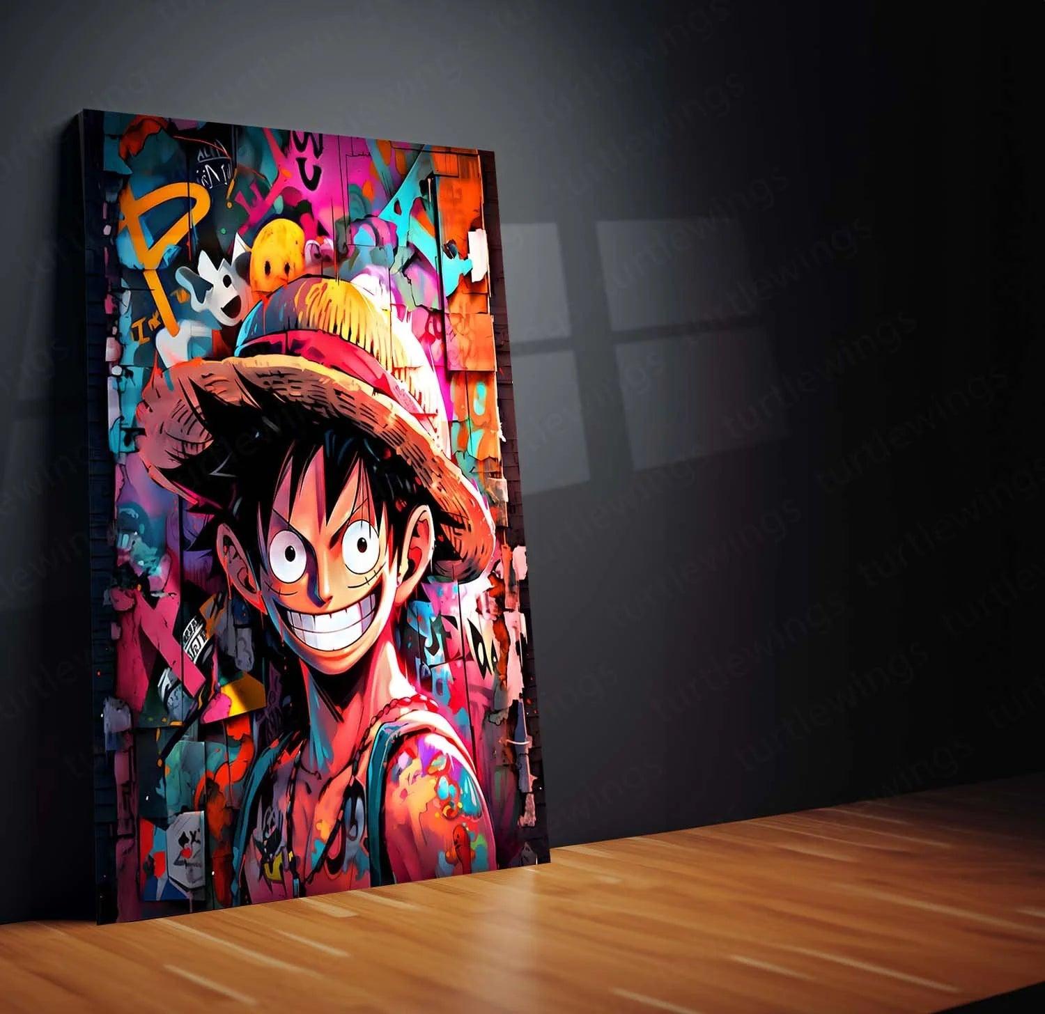 Monkey D. Luffy Metal Poster: Become the Pirate King - TURTLEWINGS 