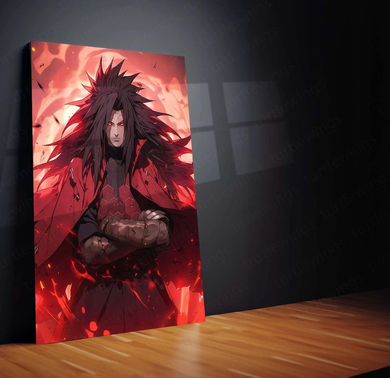 Madara Uchiha: The Legendary Uchiha Metal Poster - TURTLEWINGS 