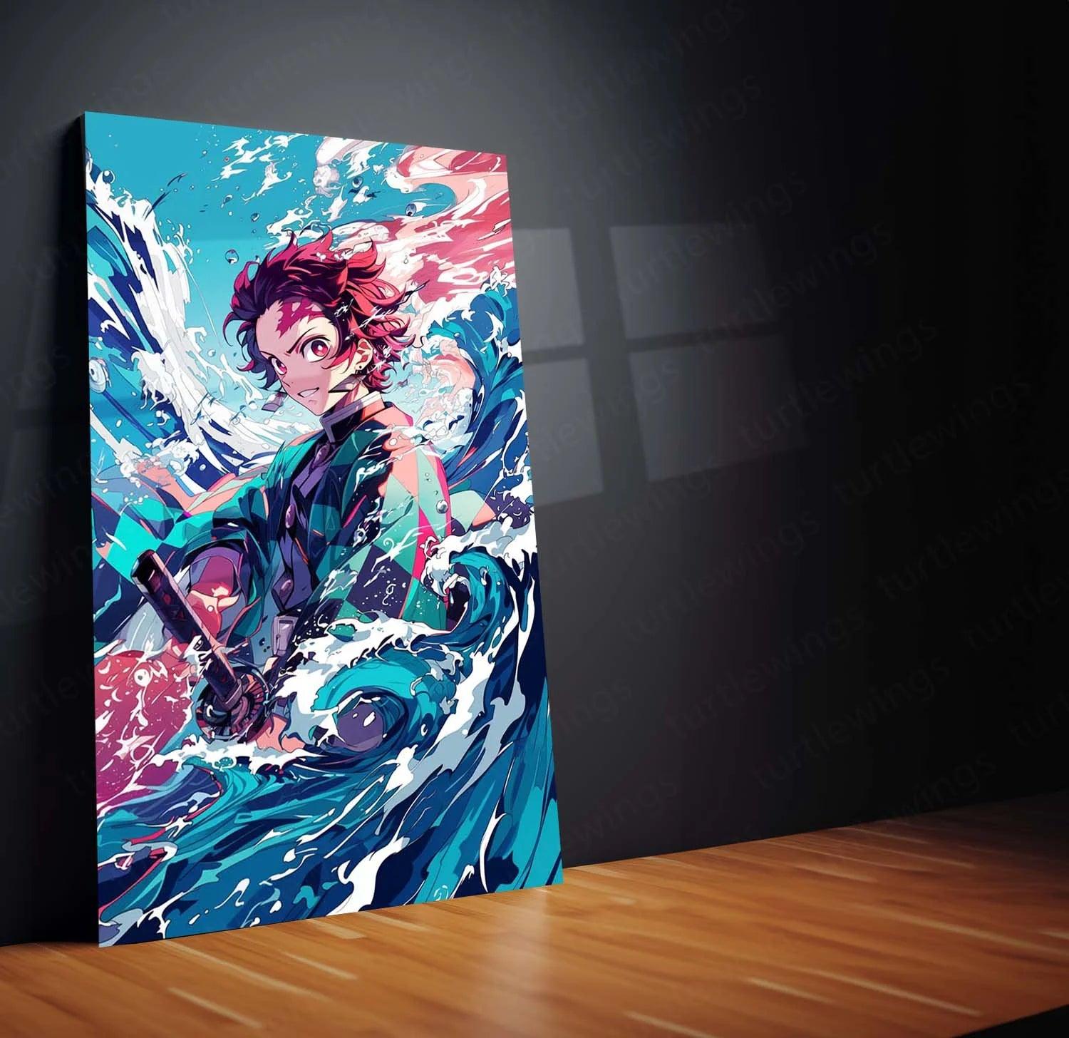Tanjiro Kamado Metal Poster: Become a Demon Slayer