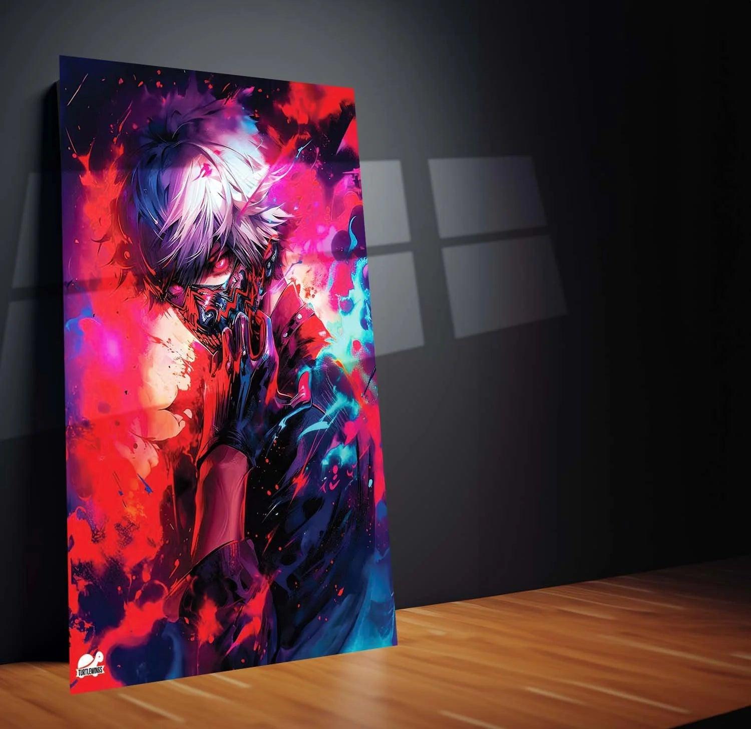 Ken Kaneki: The One-Eyed Ghoul Metal Poster - TURTLEWINGS 