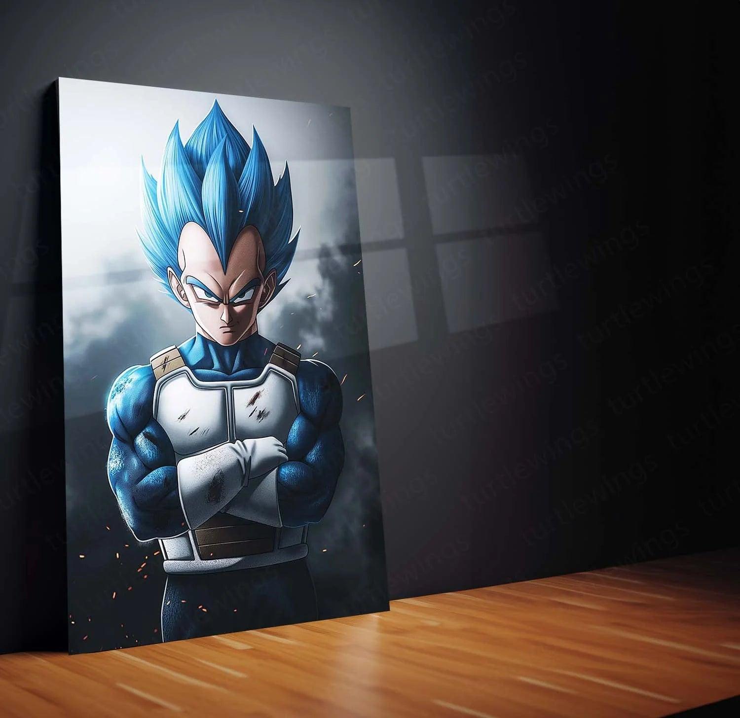 Vegeta: The Saiyan Prince Metal Poster - TURTLEWINGS 