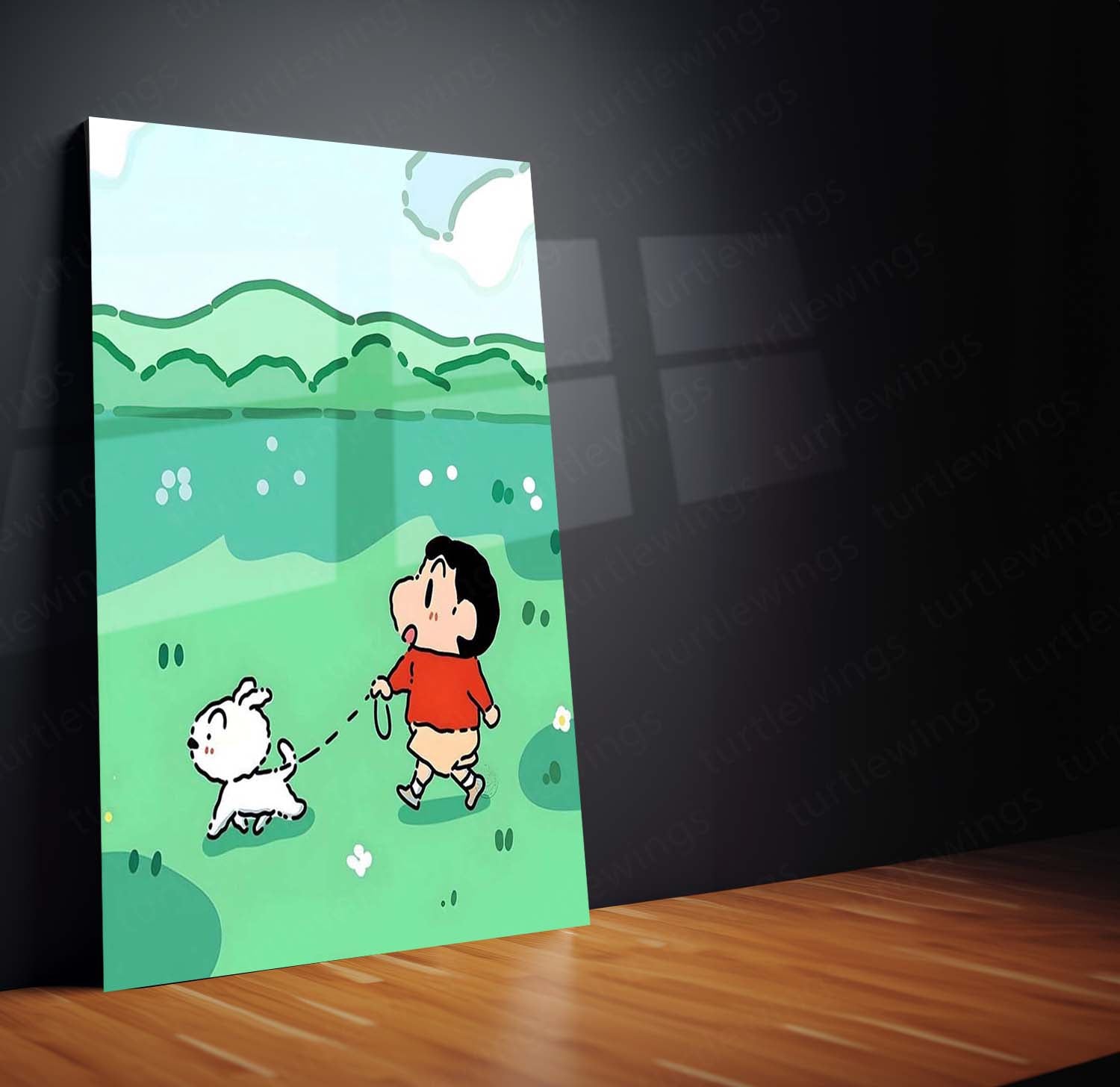 shinchanアートランバー Shinchan Metal Poster – TURTLEWINGS