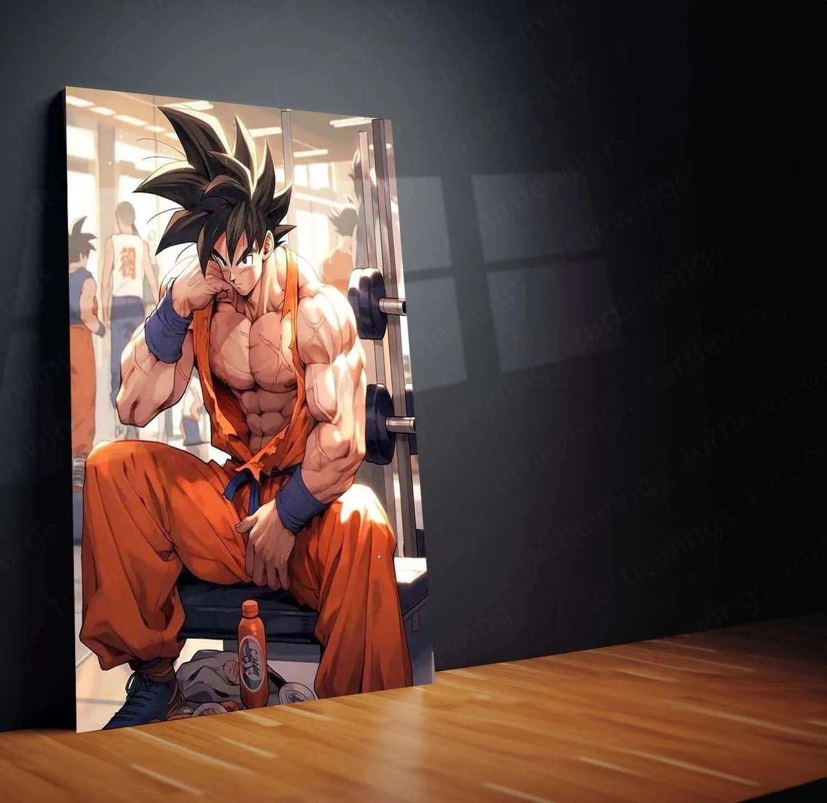 Body Building Metal Poster - TURTLEWINGS 