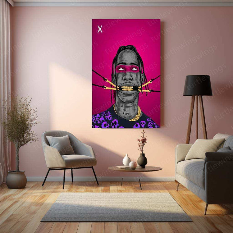 XXXTENTACION METAL POSTER - TURTLEWINGS 