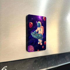 Fridge Magnets | Astronaut Space art Fridge Magnets Set of 4 ( 60 x 80 mm) 01