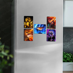 Demon Slayer Anime – Set of 5 Fridge Magnets