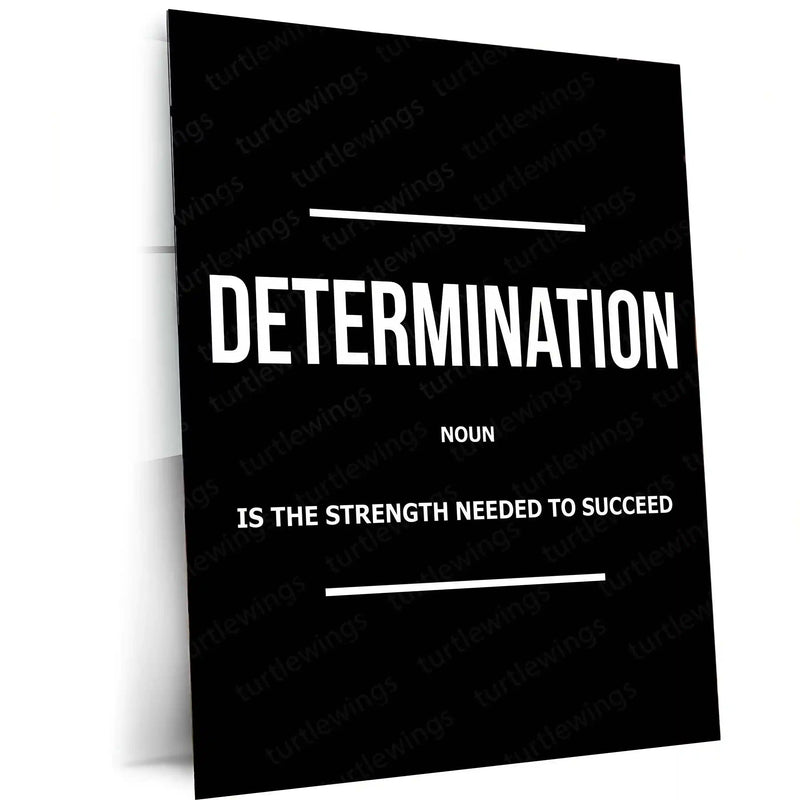 Motivational Metal Poster Set of 9 – Inspirational Wall Frame Decoretal wall frame set - TURTLEWINGS 