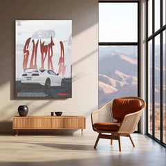 Toyota Supra – Iconic Sports Car Metal Poster - TURTLEWINGS 