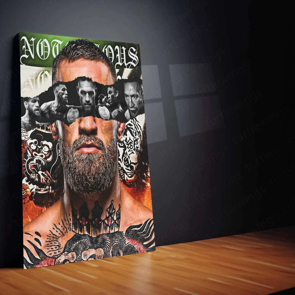 Conor McGregor – The Notorious Fighter Metal Poster3 - TURTLEWINGS 