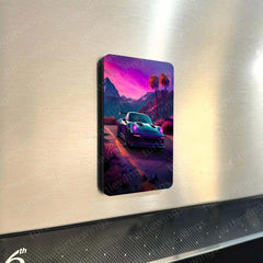 Fridge Magnets |  🚗 Cars Art – Set of 4 Fridge Magnets