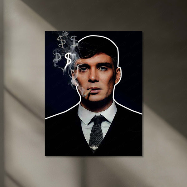 Mafia Boss Neon LED Frame | Luxury Power Wall Art  Elite Hustle Aesthetic by TurtleWings