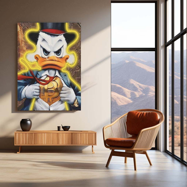 Crypto Boss Neon LED Frame | Bitcoin Wealth Wall Art  Digital Hustle Aesthetic by TurtleWings