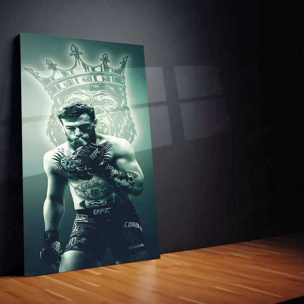 Conor McGregor – The Notorious Fighter Metal Poster - TURTLEWINGS 