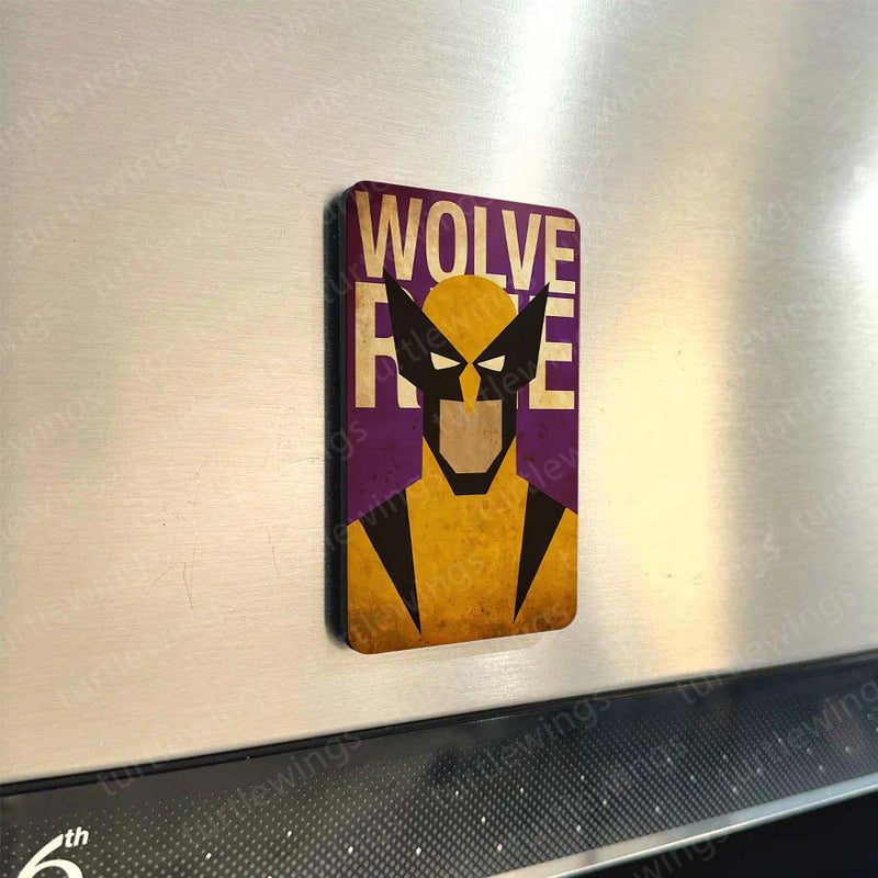 Fridge Magnets |Marvel Fridge Magnet Set – Set of 9 Superhero Metal Magnets (60x80mm)