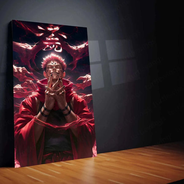 Sukuna – Jujutsu Kaisen Metal Poster - TURTLEWINGS 
