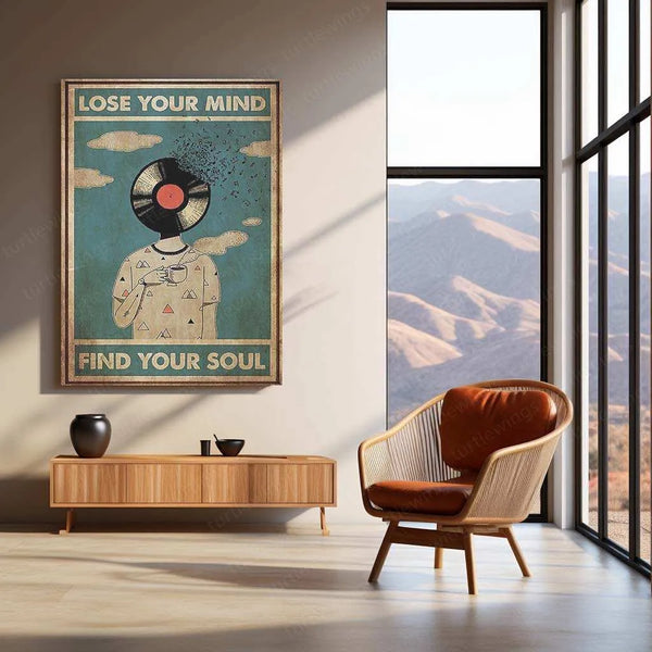 General Aesthetic Metal Poster – Minimalistic & Elegant Art - TURTLEWINGS 