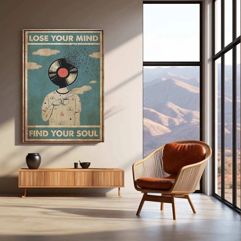 General Aesthetic Metal Poster – Minimalistic & Elegant Art - TURTLEWINGS 