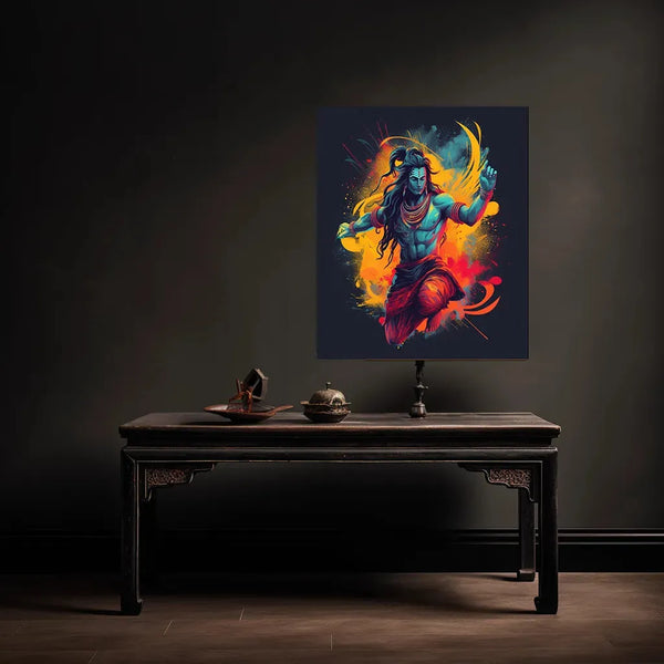 Mahadev Metal Poster - TURTLEWINGS 