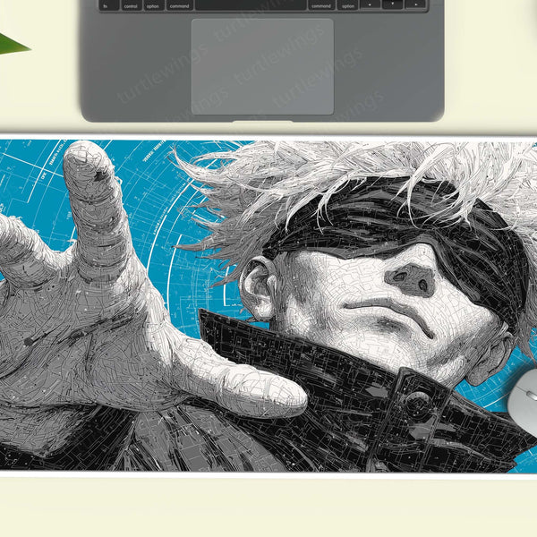 Gojo Satoru – Blue Aether Deskmat
