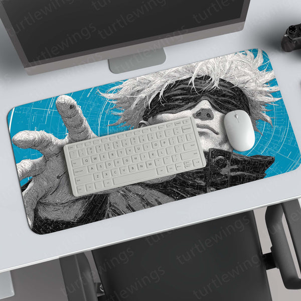 Gojo Satoru – Blue Aether Deskmat