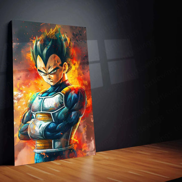 VEGETA – DbZ Metal Poster 5 - TURTLEWINGS 