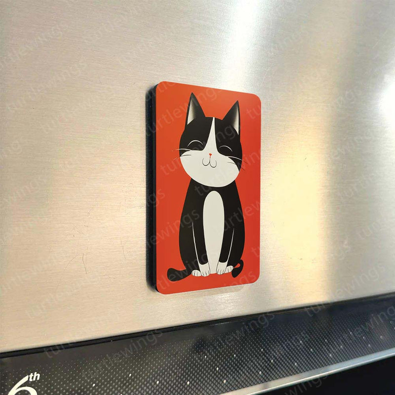 Fridge Magnets |Cats Art Fridge Magnet Set – Set of 3 & 10 Aesthetic Cat-Themed Metal Magnets (60x80mm)