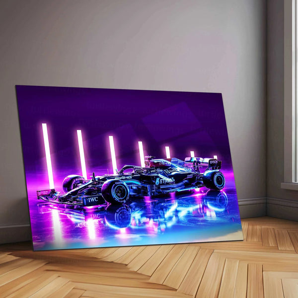 Mercedes-AMG F1 W12 Metal Poster | Lewis Hamilton & Valtteri Bottas | Formula 1 Racing Wall - TURTLEWINGS 