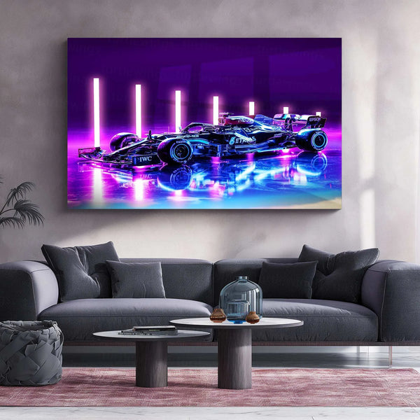 Mercedes-AMG F1 W12 Metal Poster | Lewis Hamilton & Valtteri Bottas | Formula 1 Racing Wall - TURTLEWINGS 