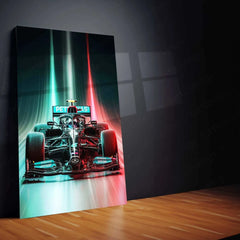 Mercedes-AMG F1 Metal Poster | Silver Arrows Racing Artwork | Formula 1 Wall Decor - TURTLEWINGS 