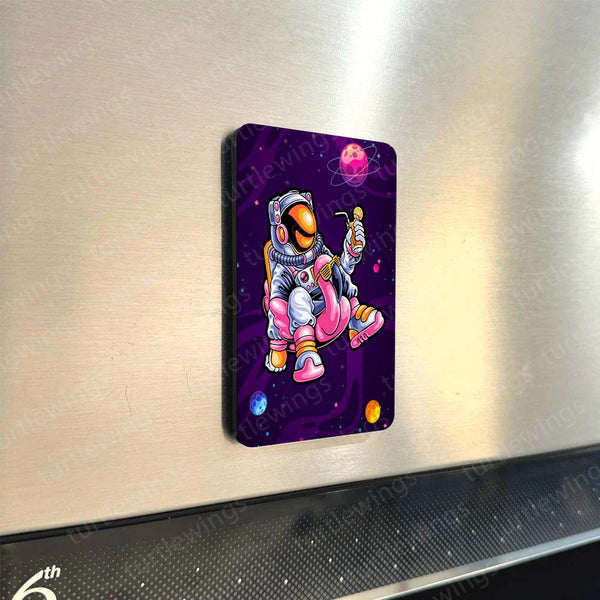 Fridge Magnets | Astronaut Space Design Fridge Magnets Set of 4 ( 60 x 80 mm)