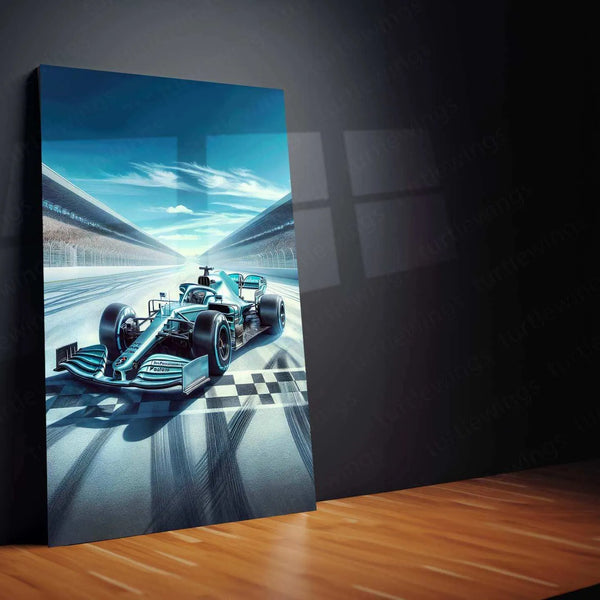 Formula 1 Metal Poster | F1 Racing Artwork | Motorsport Wall Decor - TURTLEWINGS 