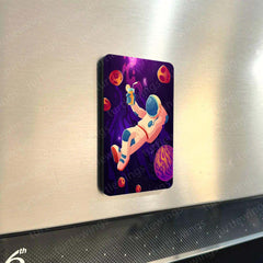 Fridge Magnets | Astronaut Space art Fridge Magnets Set of 4 ( 60 x 80 mm)