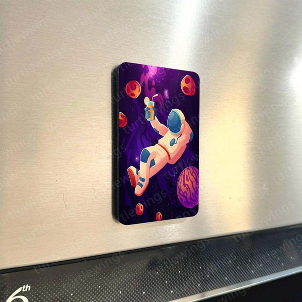Fridge Magnets | Astronaut Space art Fridge Magnets Set of 4 ( 60 x 80 mm)