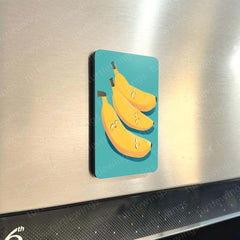 Fridge Magnets |Fruits Art Fridge Magnet Set – Set of 3 & 10 Colorful Metal Magnets (60x80mm)