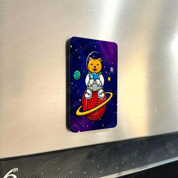 Fridge Magnets | Astronaut Space art Fridge Magnets Set of 4 ( 60 x 80 mm) 01