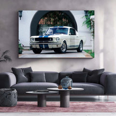 Car Metal Poster | 1965 Ford Shelby Mustang GT350 Metal Poster – Classic Muscle Car Wall Art - TURTLEWINGS 