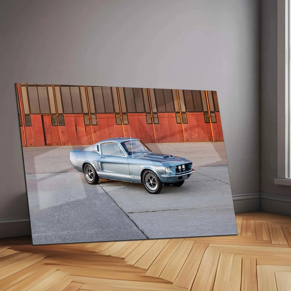 Car Metal Poster | 1965 Ford Shelby Mustang GT350 Metal Poster – Classic Muscle Car Wall Art 1 - TURTLEWINGS 
