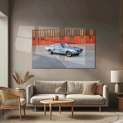 Car Metal Poster | 1965 Ford Shelby Mustang GT350 Metal Poster – Classic Muscle Car Wall Art 1 - TURTLEWINGS 