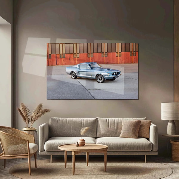 Car Metal Poster | 1965 Ford Shelby Mustang GT350 Metal Poster – Classic Muscle Car Wall Art 1 - TURTLEWINGS 