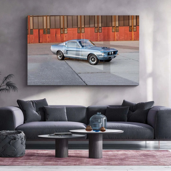 Car Metal Poster | 1965 Ford Shelby Mustang GT350 Metal Poster – Classic Muscle Car Wall Art 1 - TURTLEWINGS 